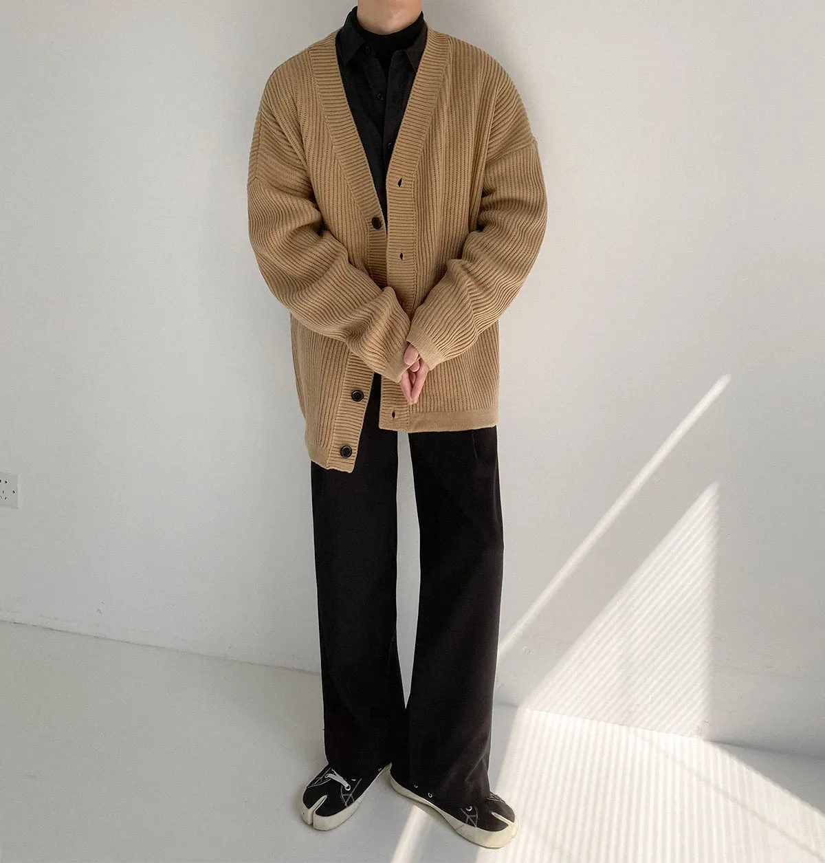 Zhou Ribbed Knit Cardigan